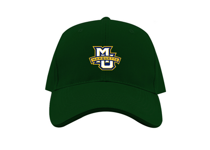 Marquette Golden Eagles Logo Dad Baseball Cap Hat