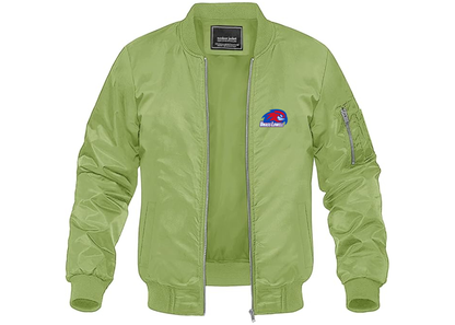Men's UMass Lowell River Hawks Lightweight Bomber Jacket Windbreaker Softshell Varsity Jacket Coat