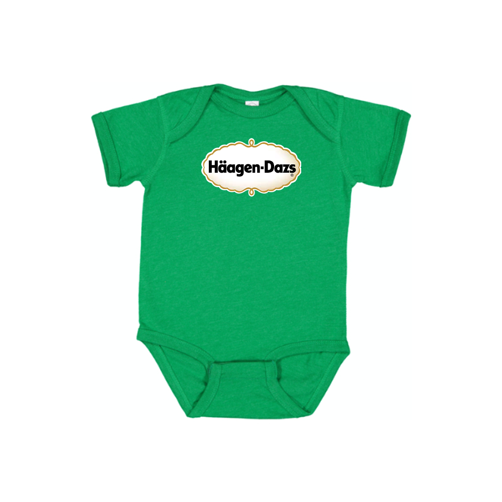 Haagen Dazs Logo Baby Romper Onesie