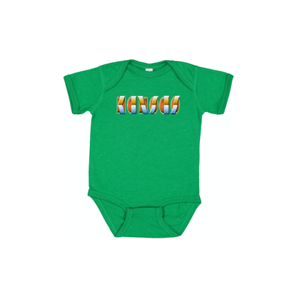 Kansas Logo Baby Romper Onesie