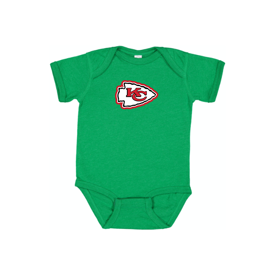 KC Chiefs Logo Baby Romper Onesie