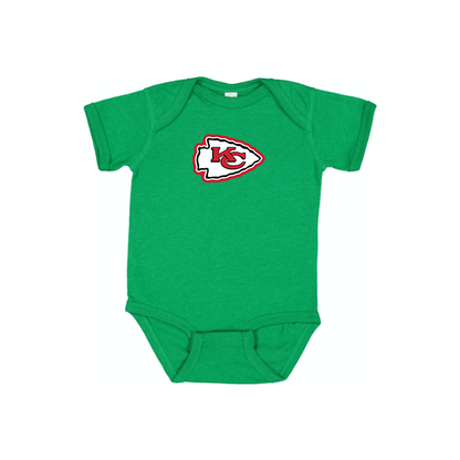 KC Chiefs Logo Baby Romper Onesie