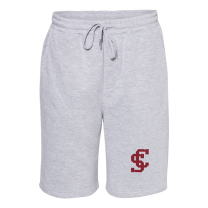 Men's Santa Clara Broncos Logo Independent Trading Co Midweight Fleece Shorts