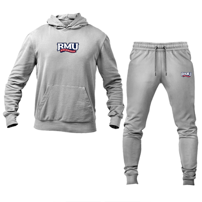 Men's Robert Morris Colonials Logo Hoodie Joggers Set