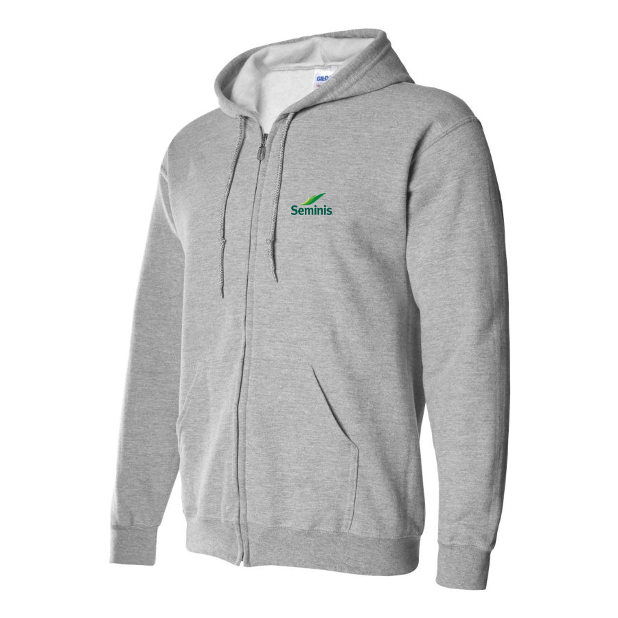 Men's Seminis Logo  Zipper Hoodie