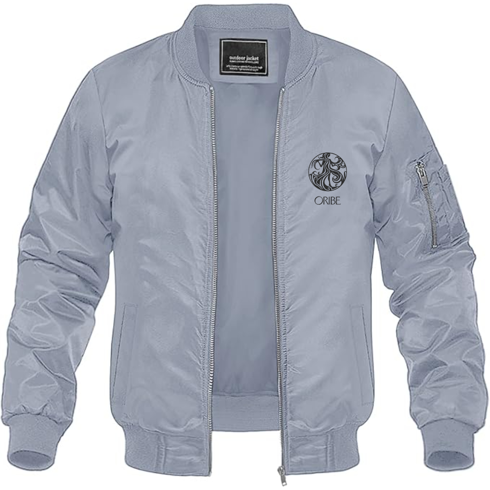 Men's Oribe   Lightweight Bomber Jacket Windbreaker Softshell Varsity Jacket Coat