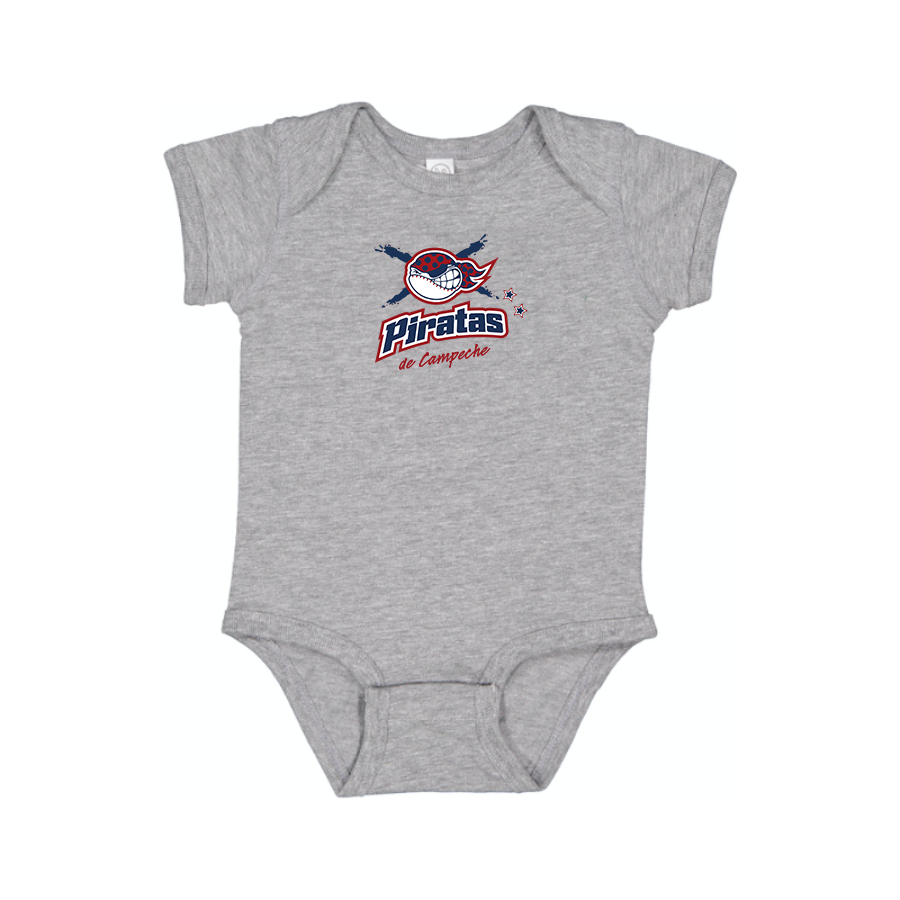 Campeche Piratas  Logo Baby Onesie Romper