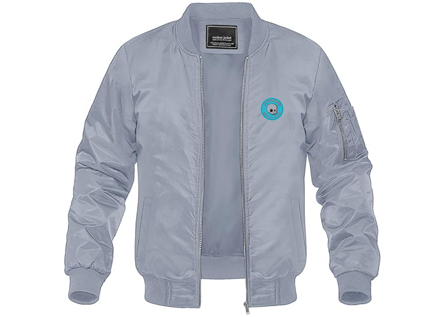 Men's Beavertown Brewery Lightweight Bomber Jacket Windbreaker Softshell Varsity Jacket Coat