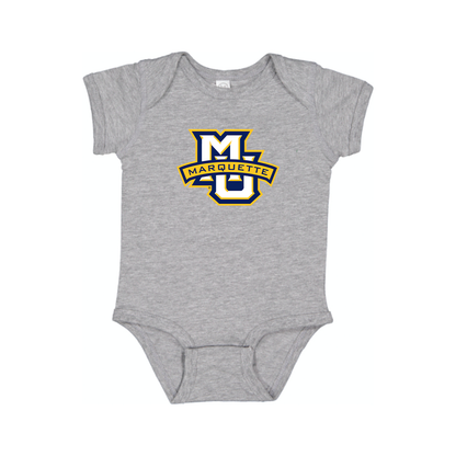 Marquette Golden Eagles Logo Baby Romper Onesie