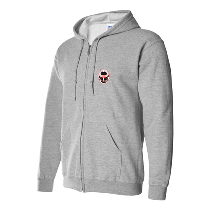 Men's Birmingham Bulls Logo Zipper Hoodie