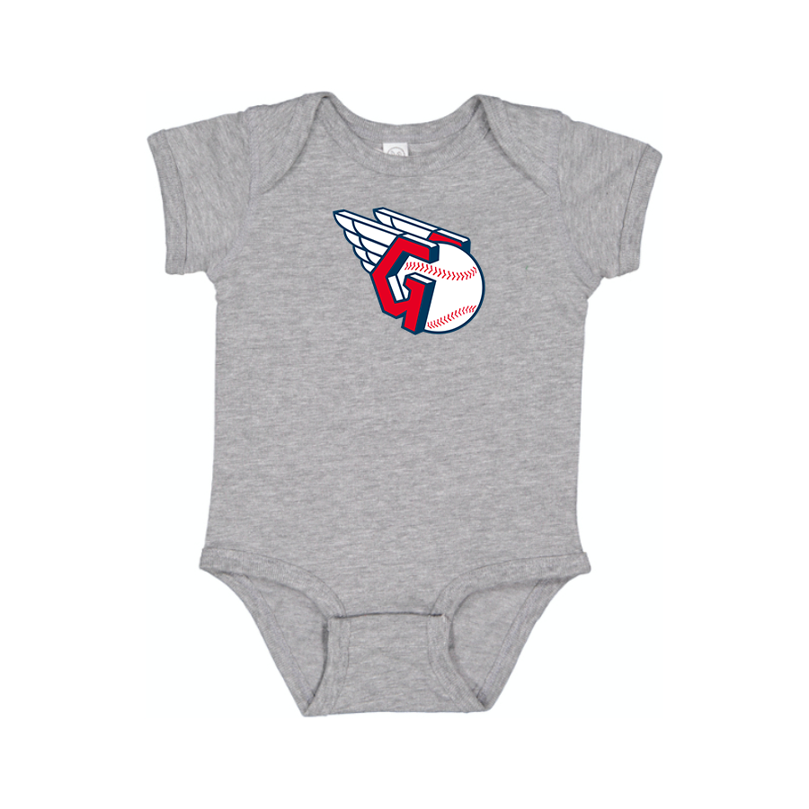 Cleveland Guardians  Logo Baby Onesie Romper