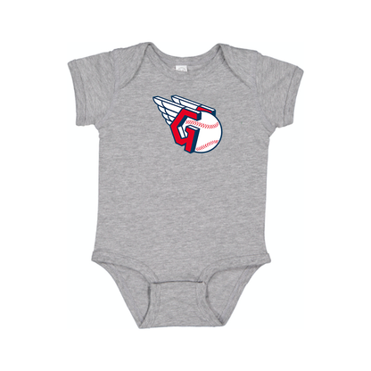 Cleveland Guardians  Logo Baby Onesie Romper