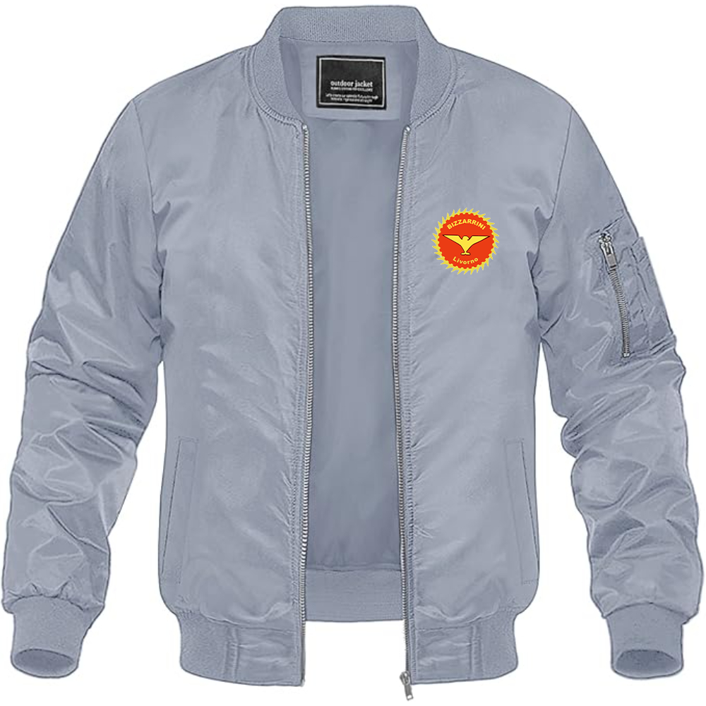 Bizzarrini Logo Lightweight Bomber Jacket Windbreaker Softshell Varsity Jacket Coat
