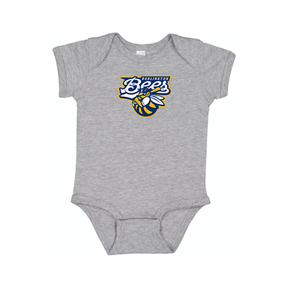 Burlington Bees   Logo Baby Onesie Romper