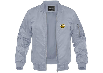 Men's UMBC Retrievers Lightweight Bomber Jacket Windbreaker Softshell Varsity Jacket Coat