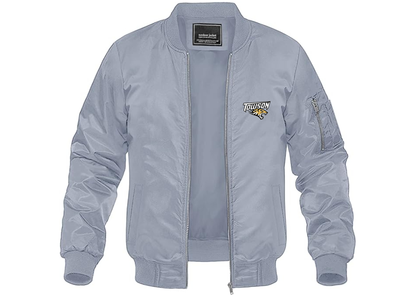Men's Towson Tigers Lightweight Bomber Jacket Windbreaker Softshell Varsity Jacket Coat