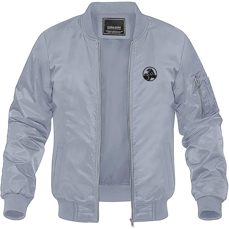 Men's Holden Logo Lightweight Bomber Jacket Windbreaker Softshell Varsity Jacket Coat