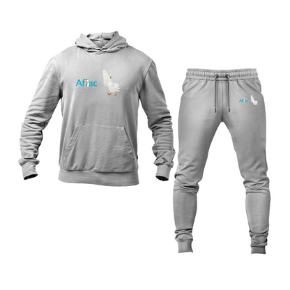 Men's Aflac Logo and Duck Hoodie Joggers Set