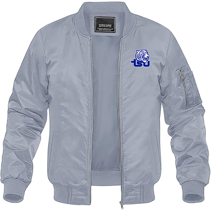 Men's Tennessee State Tigers Lightweight Bomber Jacket - Grey