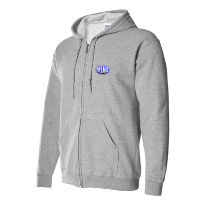 Men's Delage Logo Zipper Hoodie