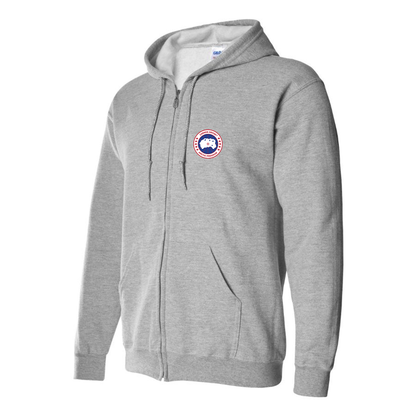 Men's Canada Goose Logo Zipper Hoodie