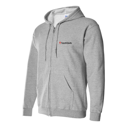 Men's TomTom Logo Zipper Hoodie