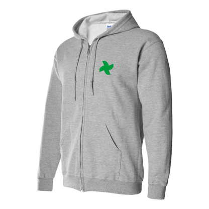 Men's Thermomix Screw Logo  Zipper Hoodie