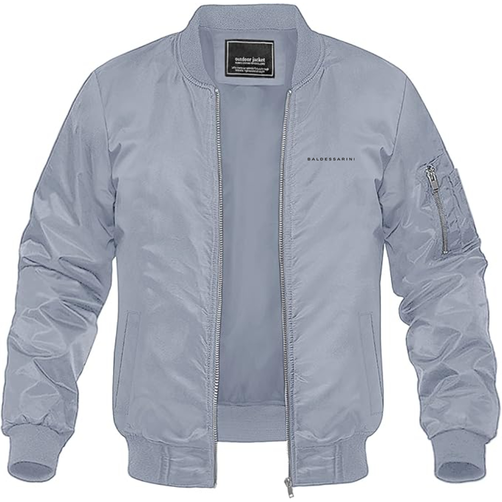 Men's Baldessarini Logo Lightweight Bomber Jacket Windbreaker Softshell Varsity Jacket Coat