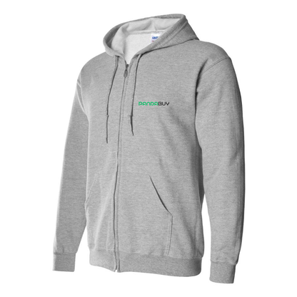 Men's Pandabuy Logo Zipper Hoodie