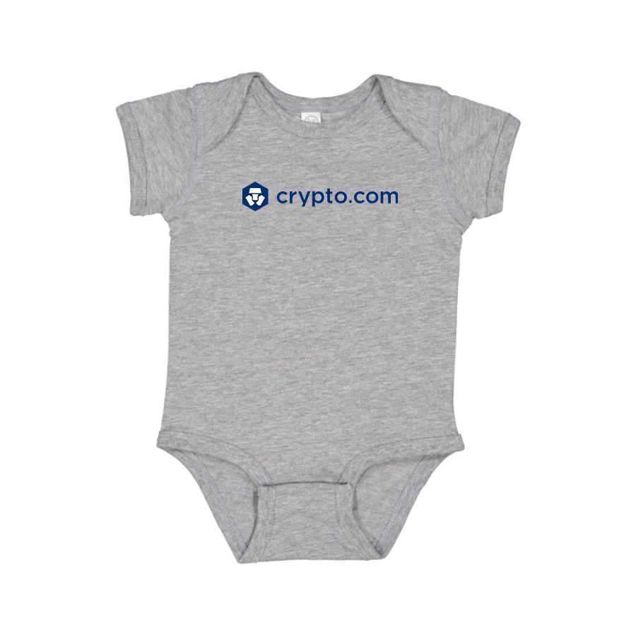 Crypto.Com  Logo Baby Onesie Romper