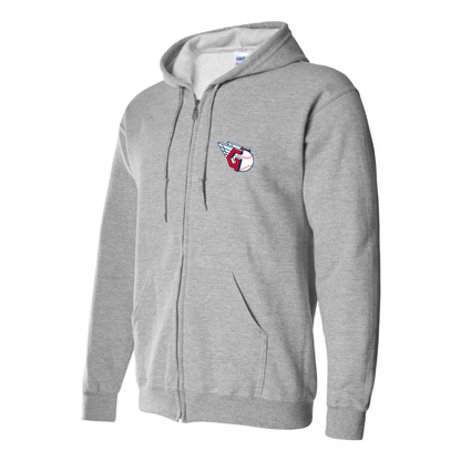 Men's Cleveland Guardians  Logo Zipper Hoodie