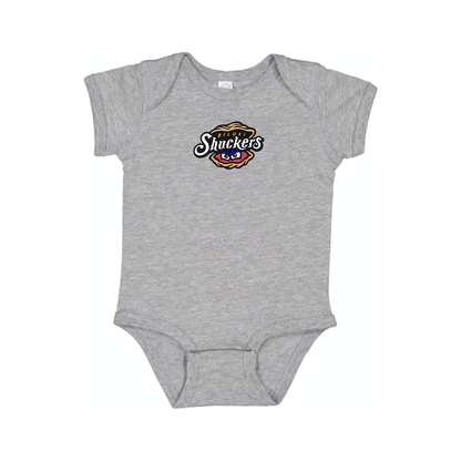 Biloxi Shuckers Logo Baby Romper Onesie