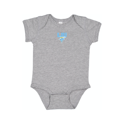 LIU Brooklyn Blackbirds Logo Baby Romper Onesie