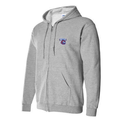 Men's Bridgeport Sound Tigers Logo Zipper Hoodie