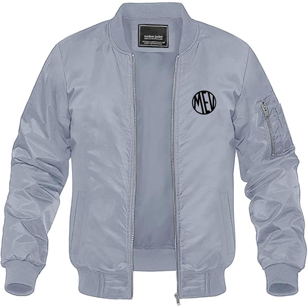 Men's Mills Extreme Vehicles Logo Lightweight Bomber Jacket Windbreaker Softshell Varsity Jacket Coat