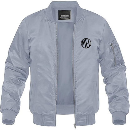 Men's Mills Extreme Vehicles Logo Lightweight Bomber Jacket Windbreaker Softshell Varsity Jacket Coat