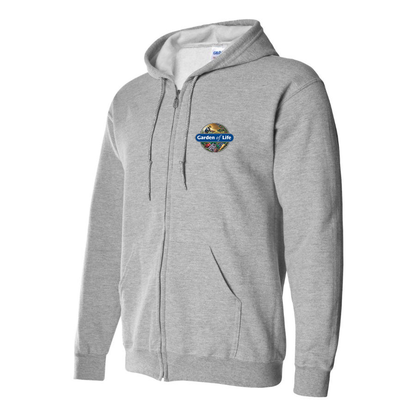 Men's Garden of Life Logo Zipper Hoodie