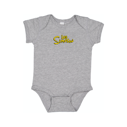 Les Simpson Logo Baby Romper Onesie
