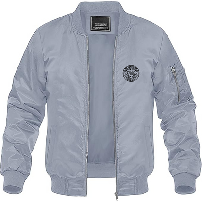 Men's Pizza Express Logo Lightweight Bomber Jacket Windbreaker Softshell Varsity Jacket Coat