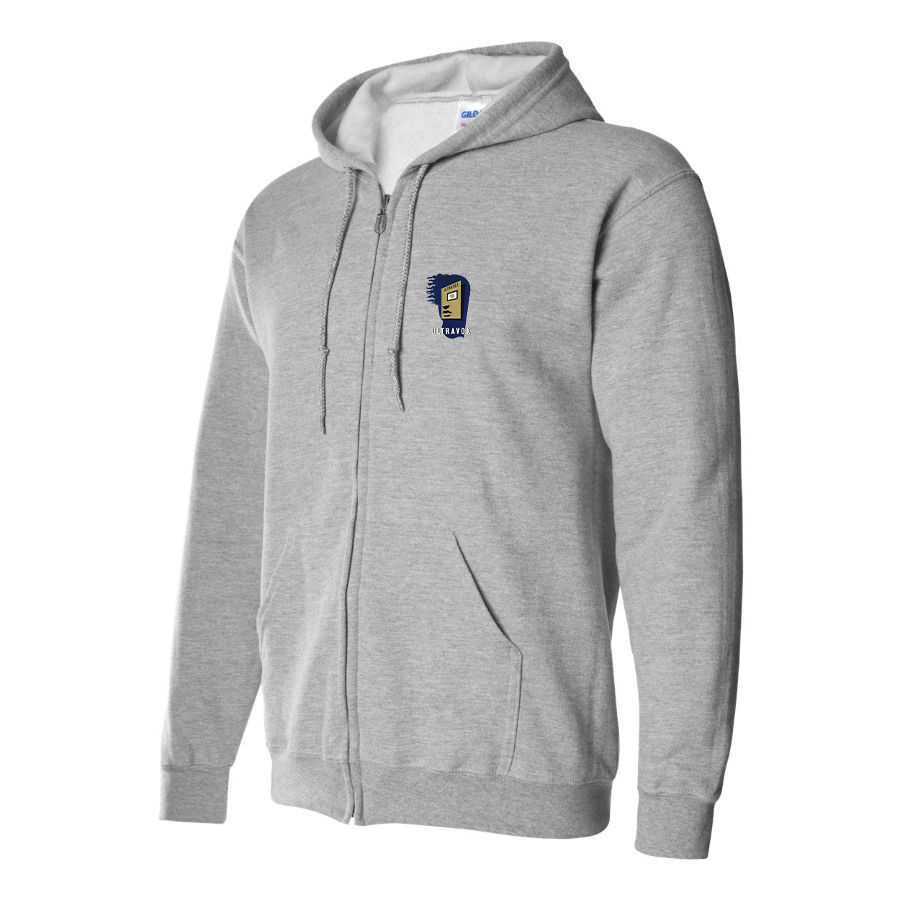 Men's Ultravox Logo  Zipper Hoodie