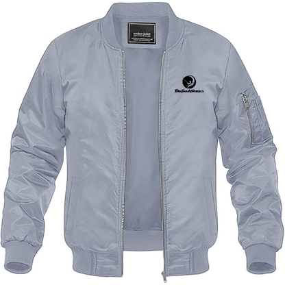 Men's  Dreamworks  Lightweight Bomber Jacket Windbreaker Softshell Varsity Jacket Coat