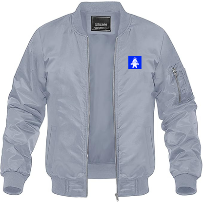 Men's  Mac Miller Logo Lightweight Bomber Jacket Windbreaker Softshell Varsity Jacket Coat
