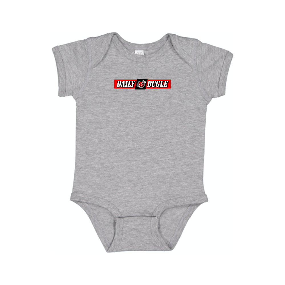 Daily Bugle Logo Baby Romper Onesie