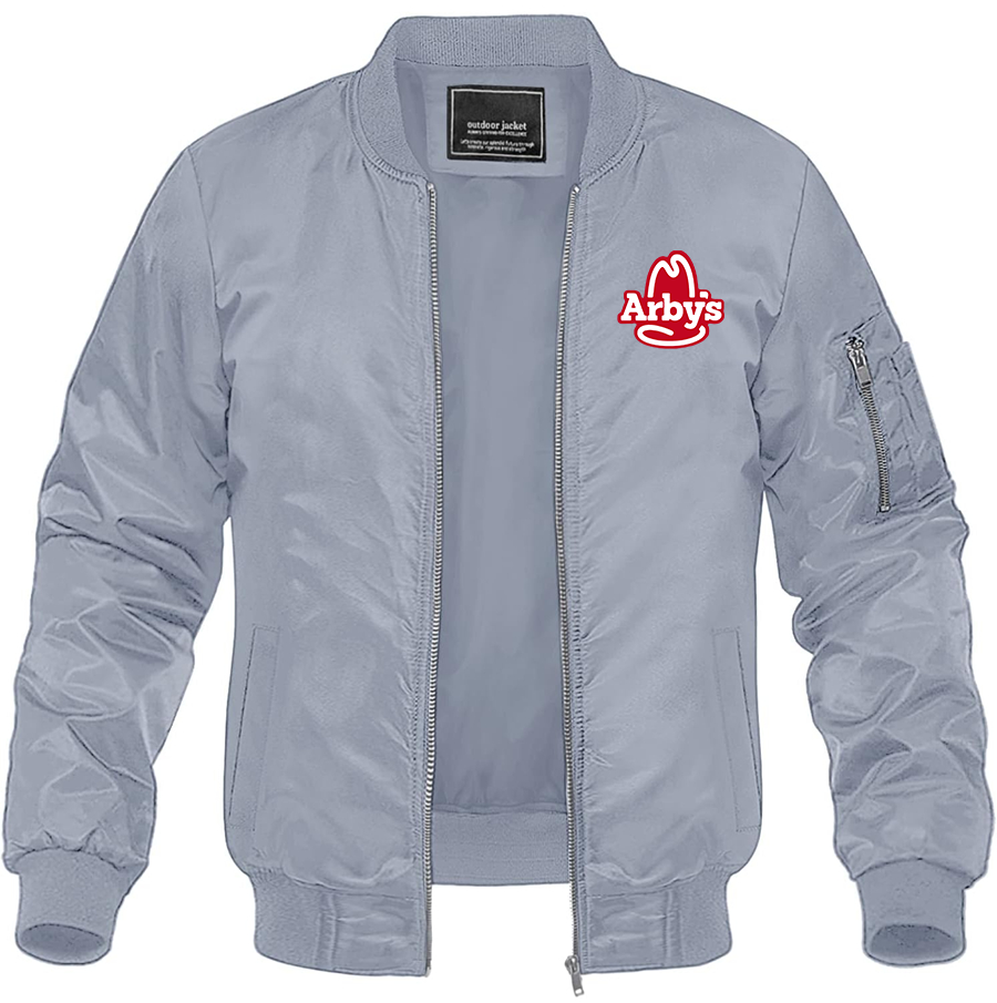 Men's Arbys Lightweight Bomber Jacket - Grey