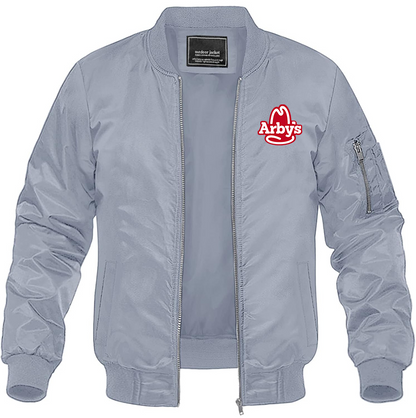 Men's Arbys Lightweight Bomber Jacket - Grey
