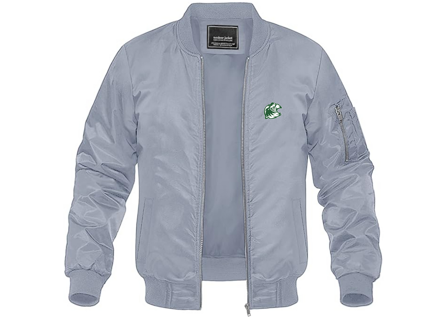 Men's Utah Valley Wolverines Lightweight Bomber Jacket Windbreaker Softshell Varsity Jacket Coat