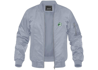 Men's Utah Valley Wolverines Lightweight Bomber Jacket Windbreaker Softshell Varsity Jacket Coat