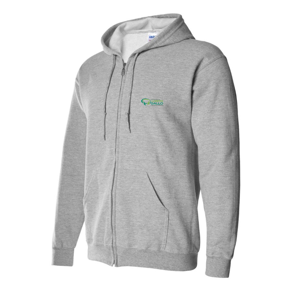 Men's Farmacia Loreto Gallo Logo Zipper Hoodie