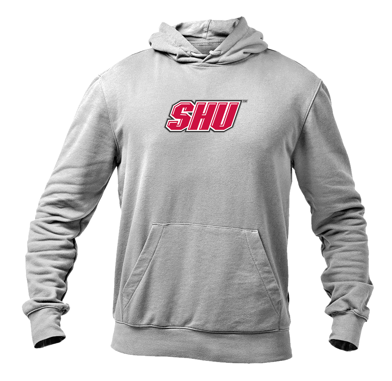 Men's Sacred Heart Pioneers Logo Gildan  Heavy Blend Hooded Sweatshirt