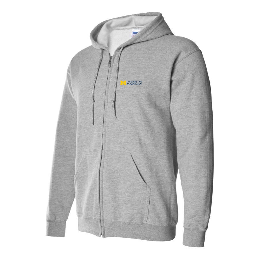 Men’s University of Michigan Logo Zipper Hoodie